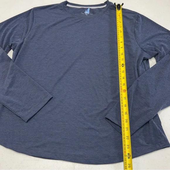 Johnnie-O Course Tee Women’s XL NAVY BLUE Performance Featherweight T-Shirt NWOT - Picture 5 of 8